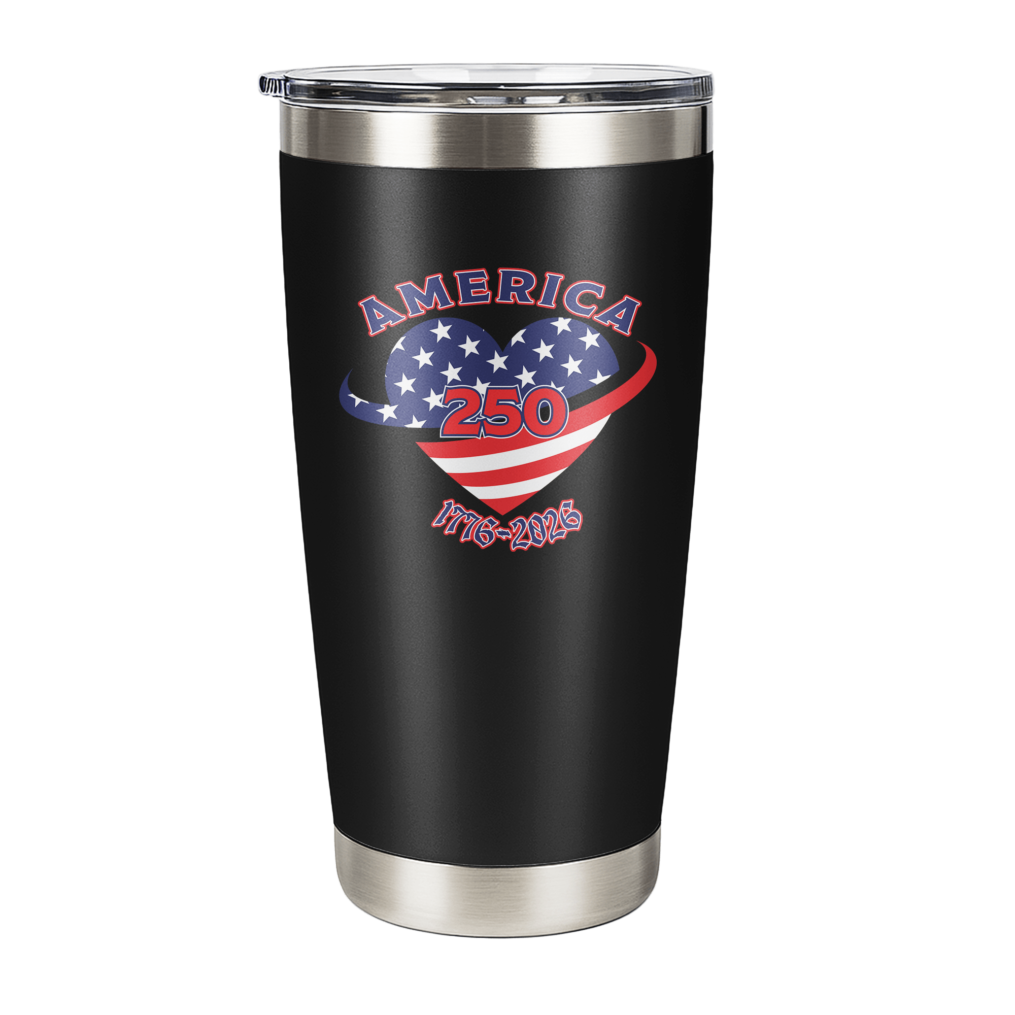 US Celebrates 250 Stainless Steel Tumbler - 20 oz HEART - US Celebrates 250