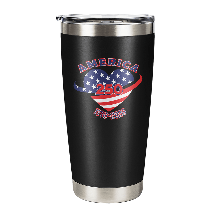Stainless Steel Tumbler - 20 oz HEART | Official US 250 Gear