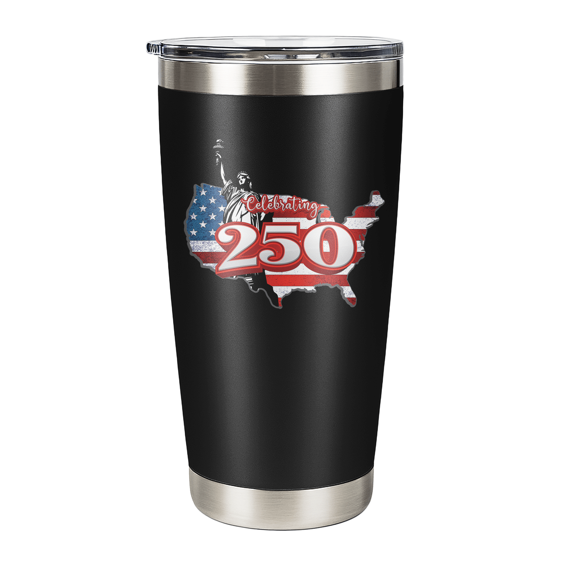 US Celebrates 250 Stainless Steel Tumbler - 20 oz LBRT MAP - US Celebrates 250