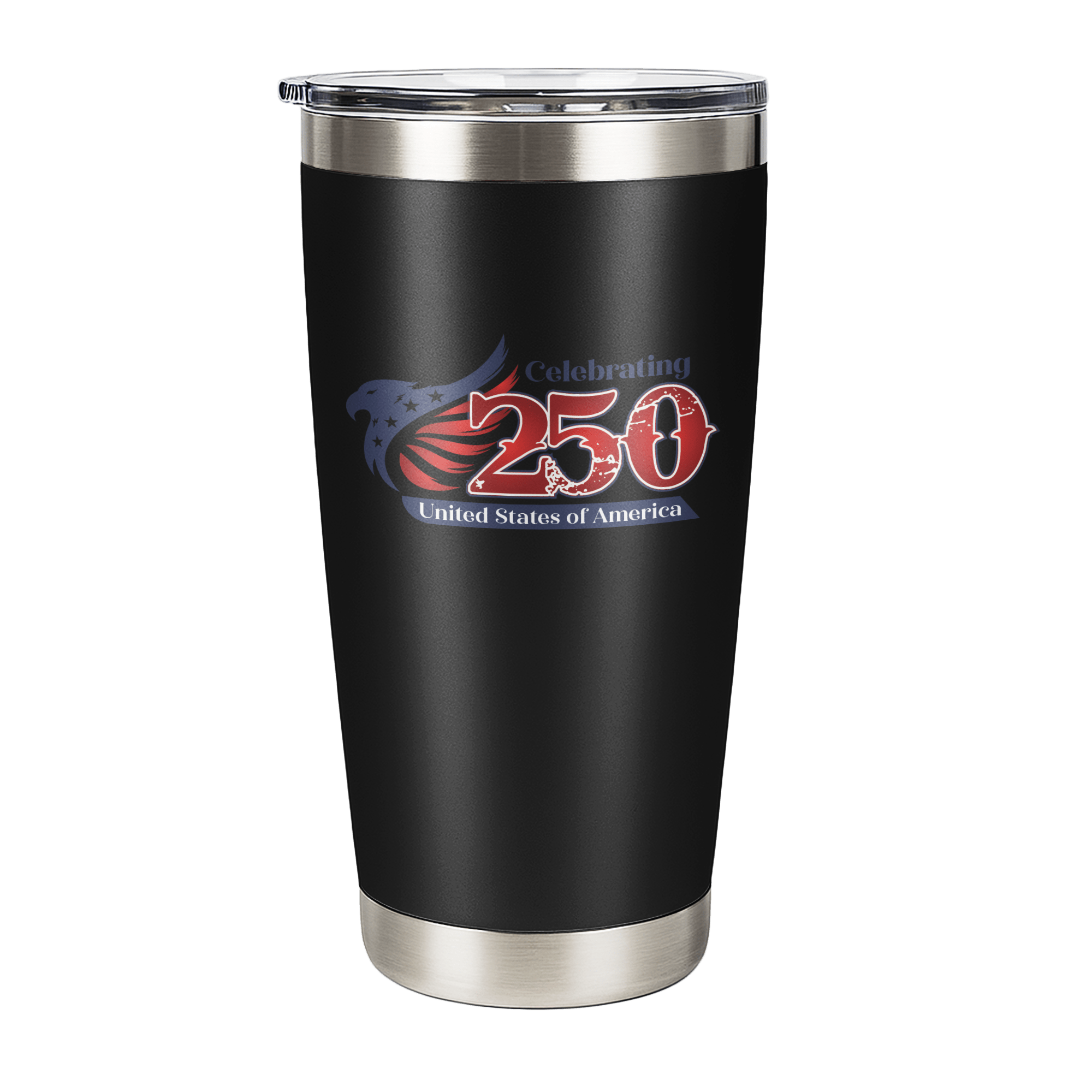 US Celebrates 250 Stainless Steel Tumbler - 20 oz MAIN LOGO - US Celebrates 250