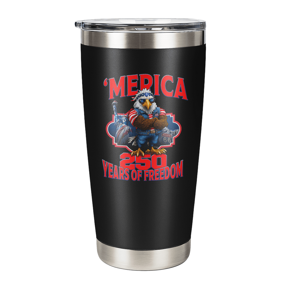 Stainless Steel Tumbler - 20 oz MERICA EG | Official US 250!