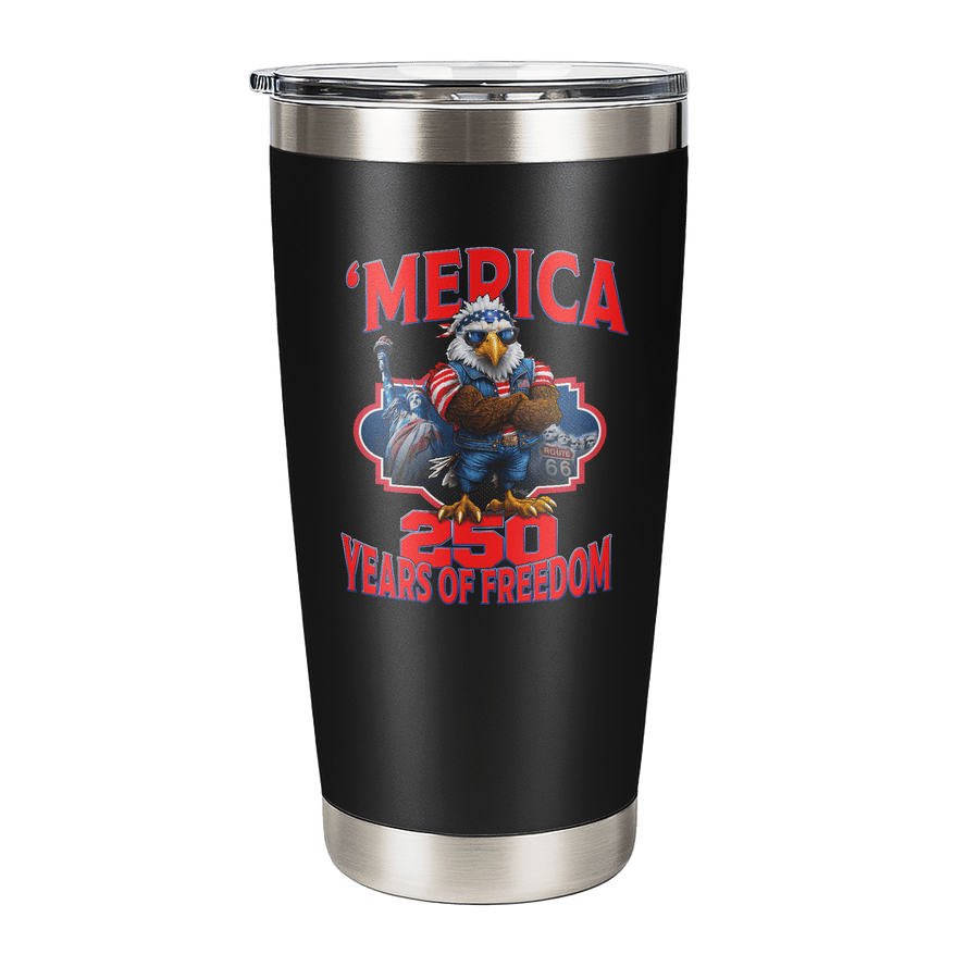 Stainless Steel Tumbler - 20 oz MERICA EG | Official US 250!