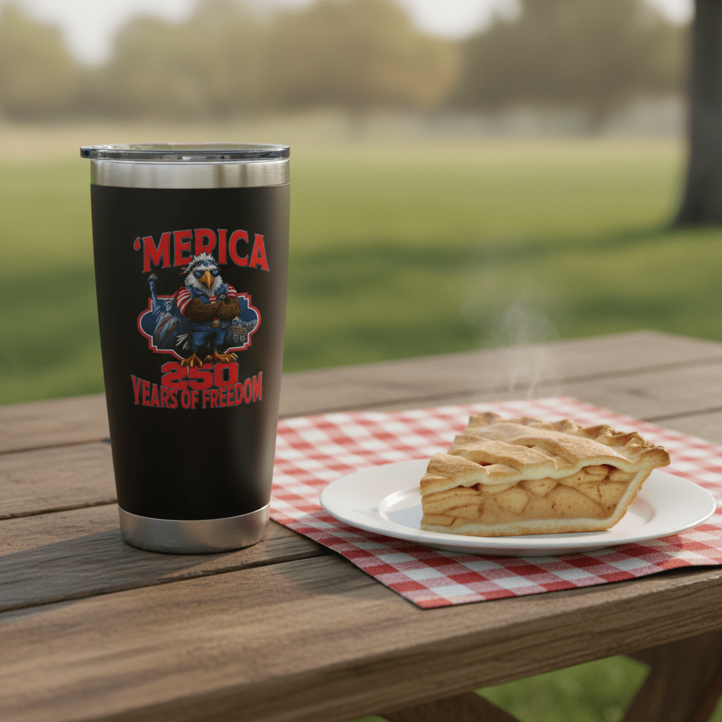 Stainless Steel Tumbler - 20 oz MERICA EG | Official US 250!