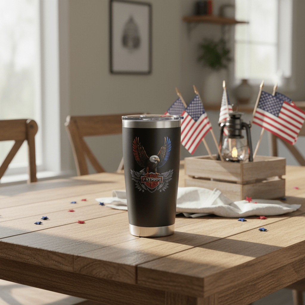 US Celebrates 250 Stainless Steel Tumbler - 20 oz PATRT EG - US Celebrates 250