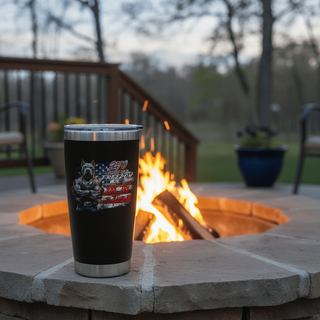 US Celebrates 250 Stainless Steel Tumbler - 20 oz PIT JTTTI - US Celebrates 250