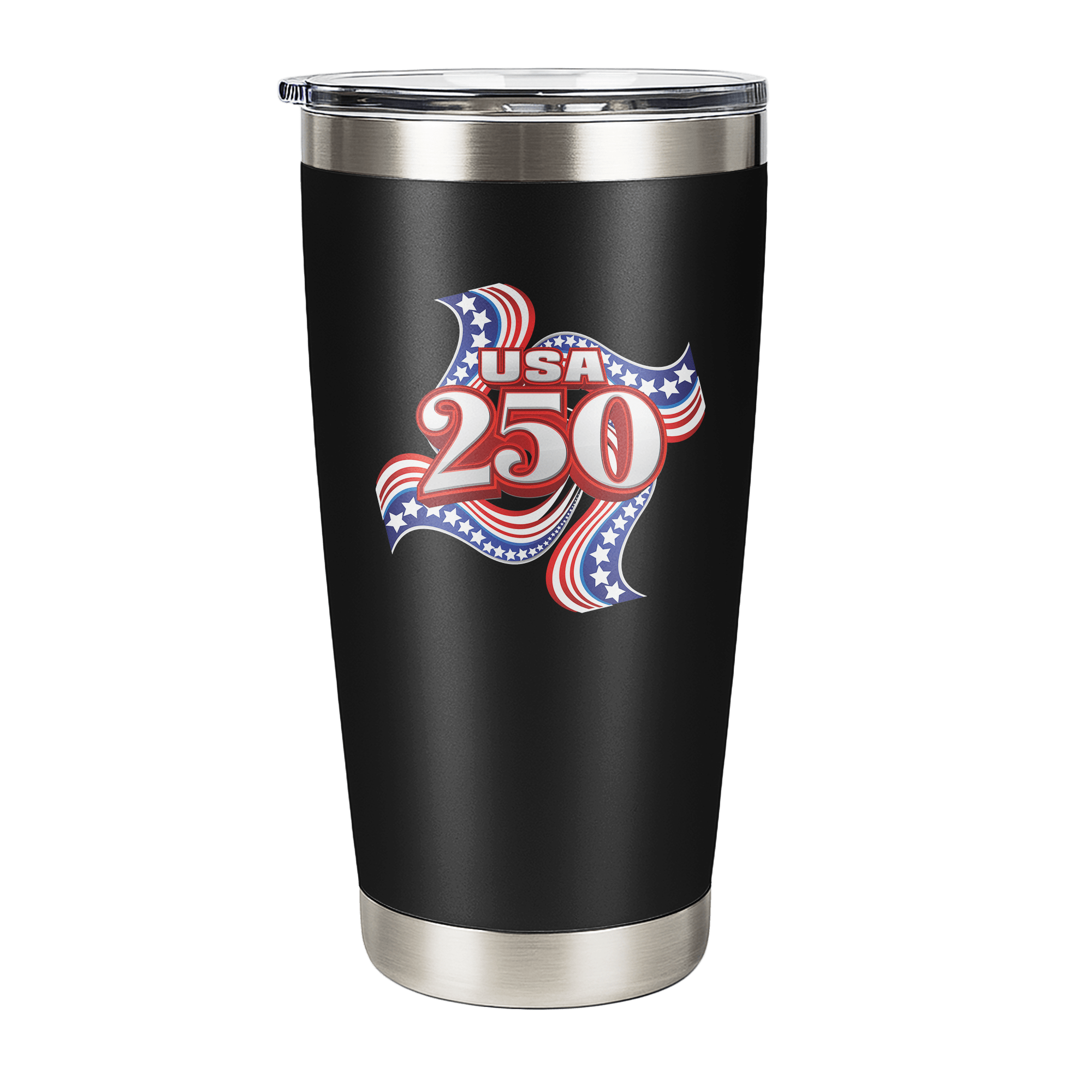 US Celebrates 250 Stainless Steel Tumbler - 20 oz RIBBON - US Celebrates 250