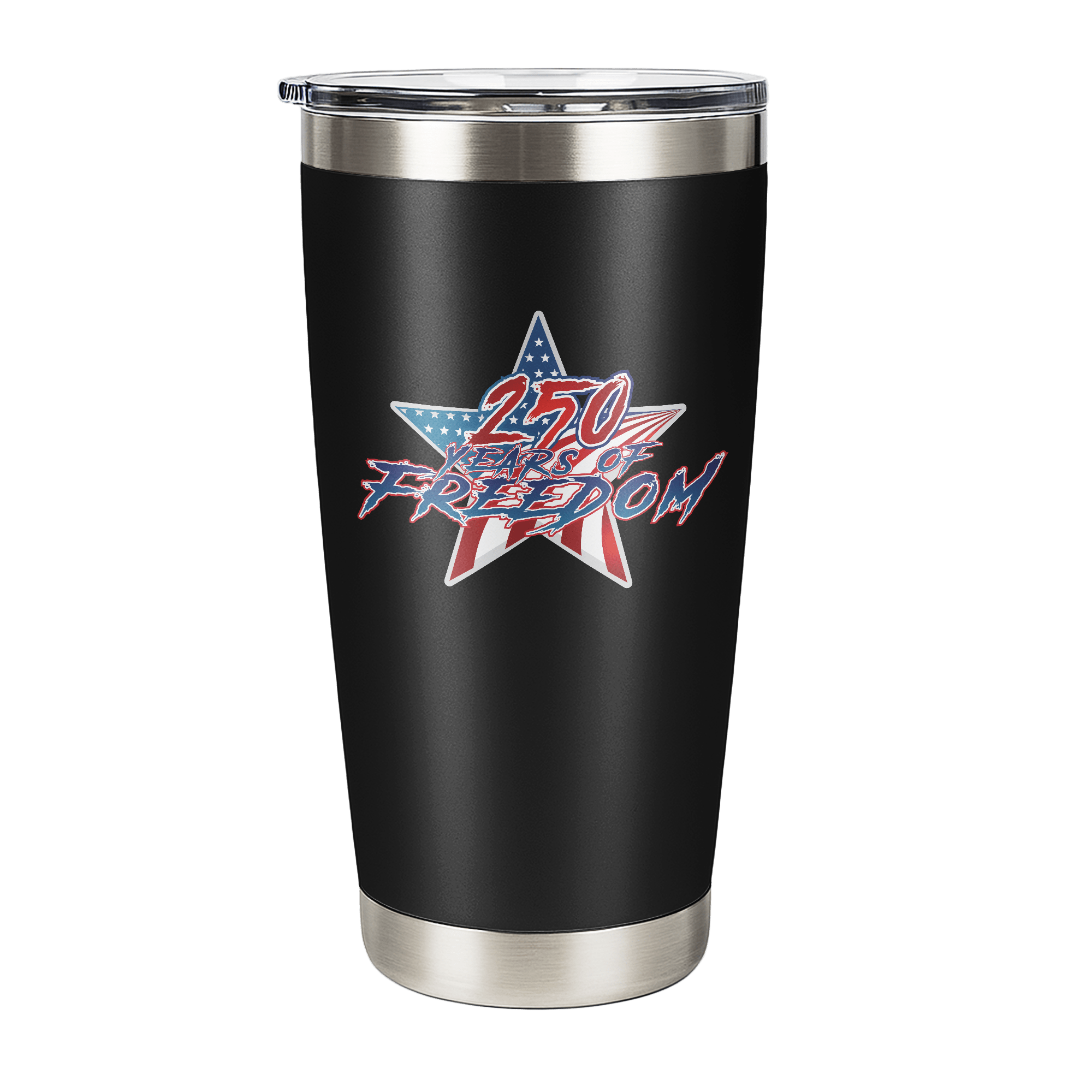 US Celebrates 250 Stainless Steel Tumbler - 20 oz STAR FREE - US Celebrates 250