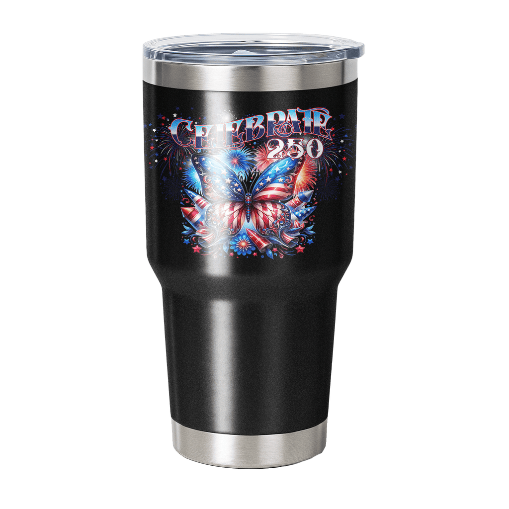 Stainless Steel Tumbler - 30 oz BUTTERFLY | Official US 250!