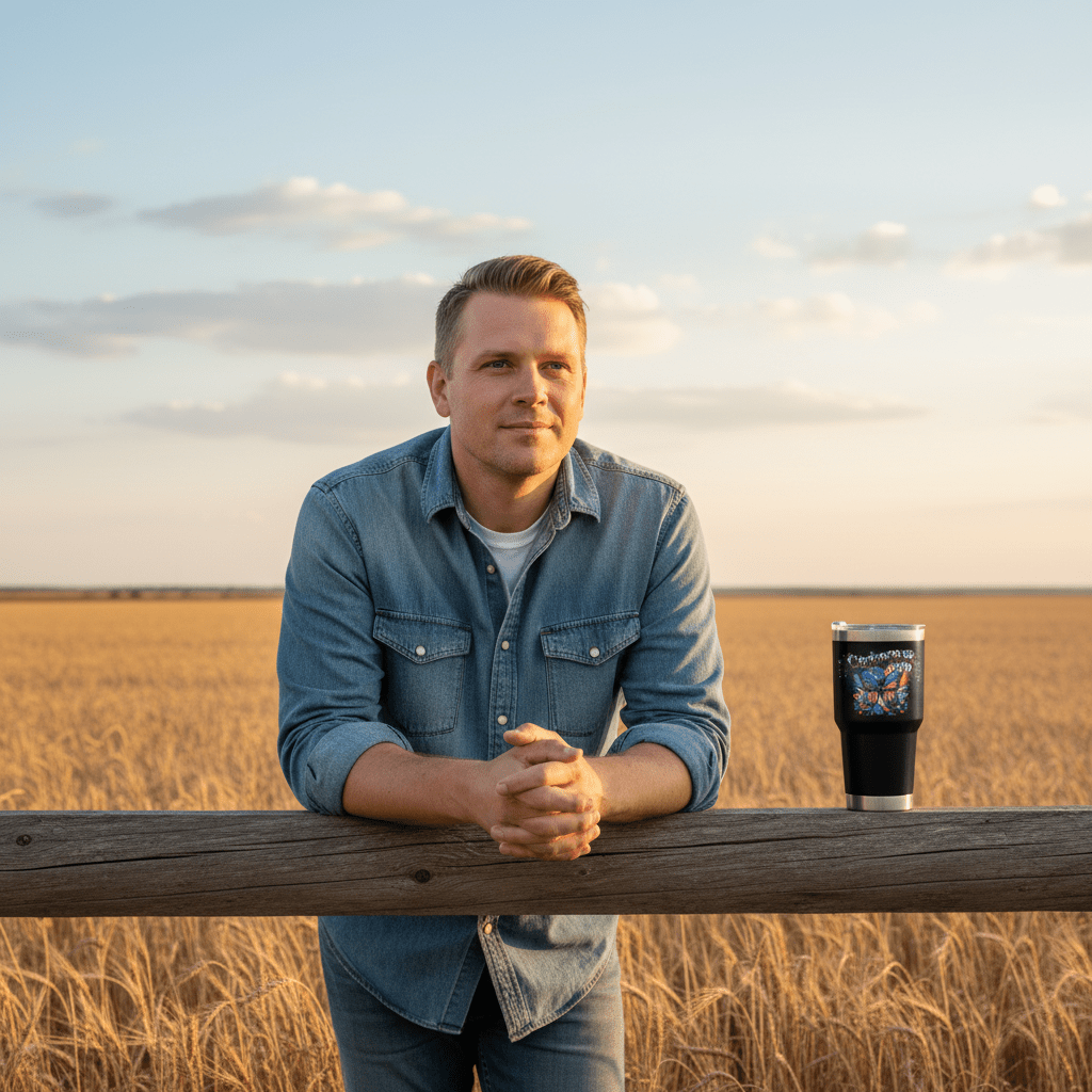 US Celebrates 250 Stainless Steel Tumbler - 30 oz BUTTERFLY - US Celebrates 250