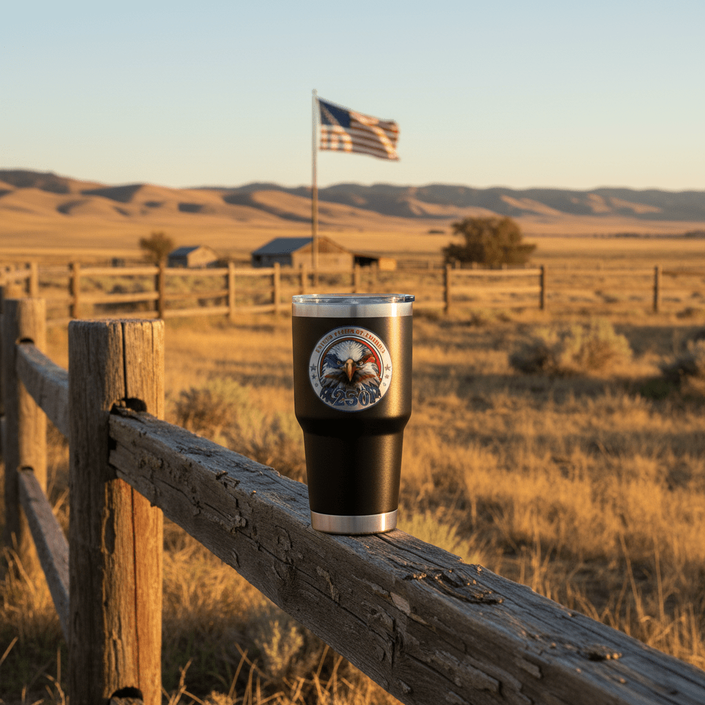 US Celebrates 250 Stainless Steel Tumbler - 30 oz EG CRST - US Celebrates 250