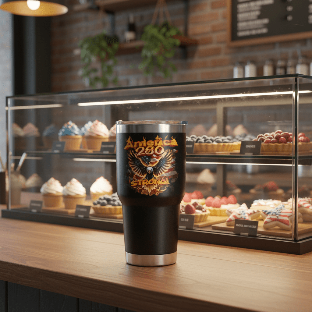 US Celebrates 250 Stainless Steel Tumbler - 30 oz EG FR - US Celebrates 250