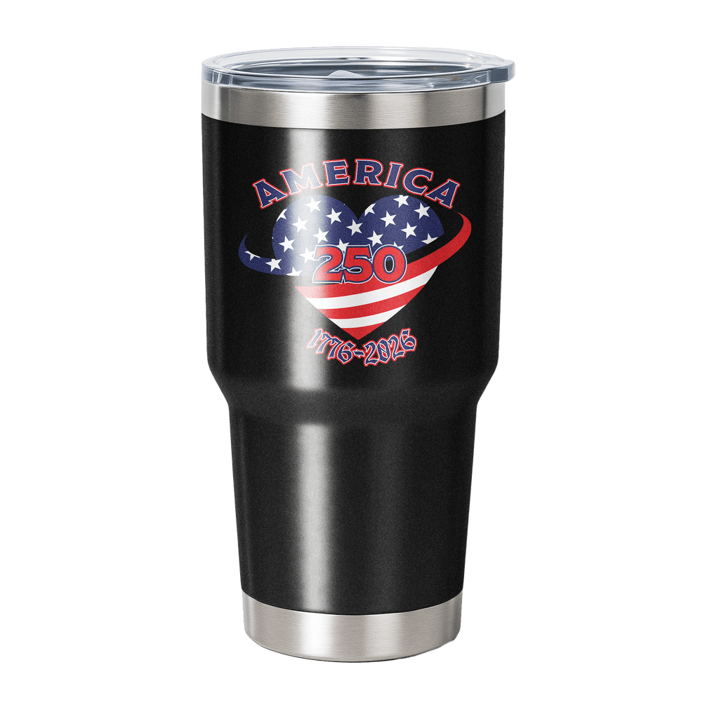 Stainless Steel Tumbler - 30 oz HEART Official US 250 Elite