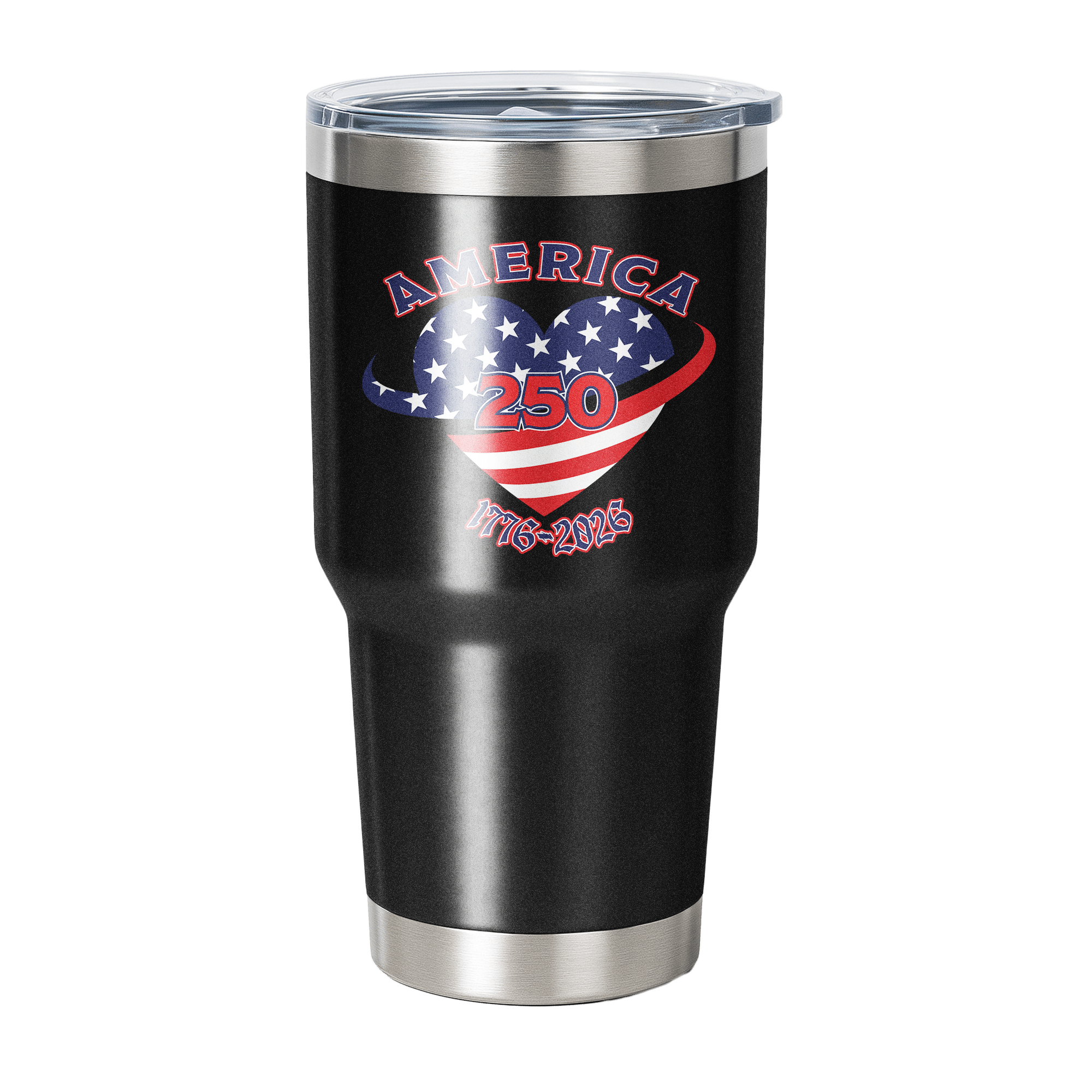 US Celebrates 250 Stainless Steel Tumbler - 30 oz HEART - US Celebrates 250