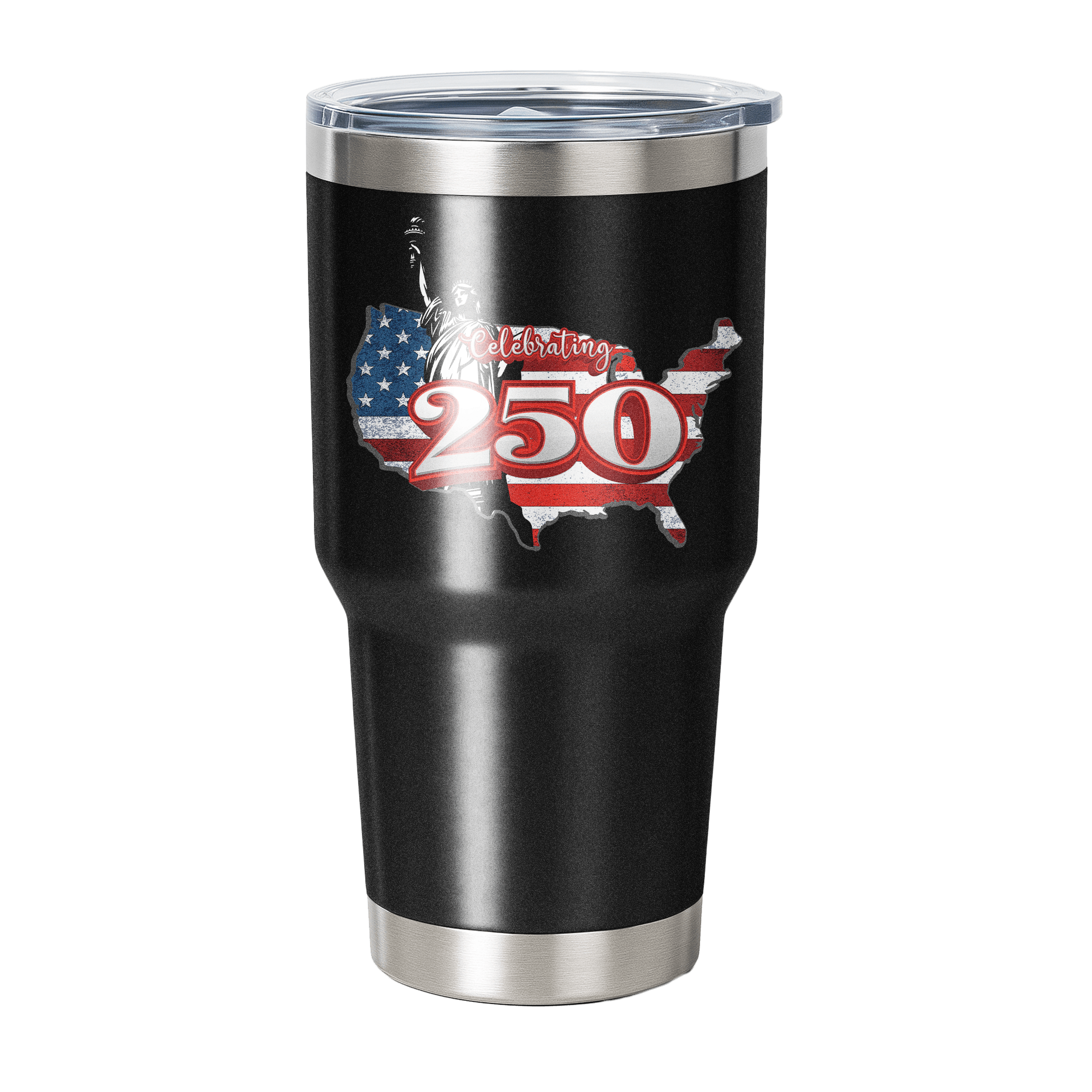 US Celebrates 250 Stainless Steel Tumbler - 30 oz LBRT MAP - US Celebrates 250
