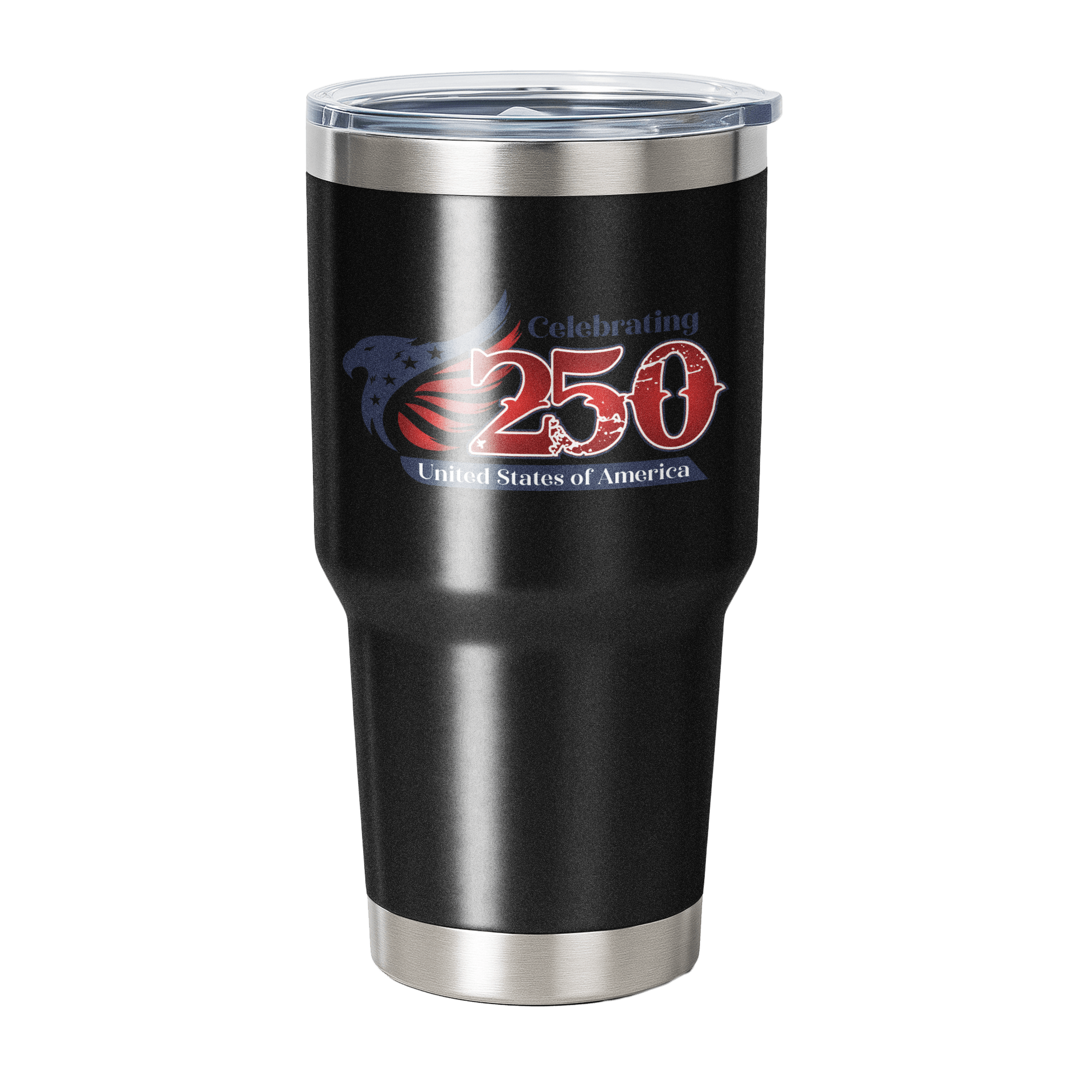 US Celebrates 250 Stainless Steel Tumbler - 30 oz MAIN LOGO - US Celebrates 250