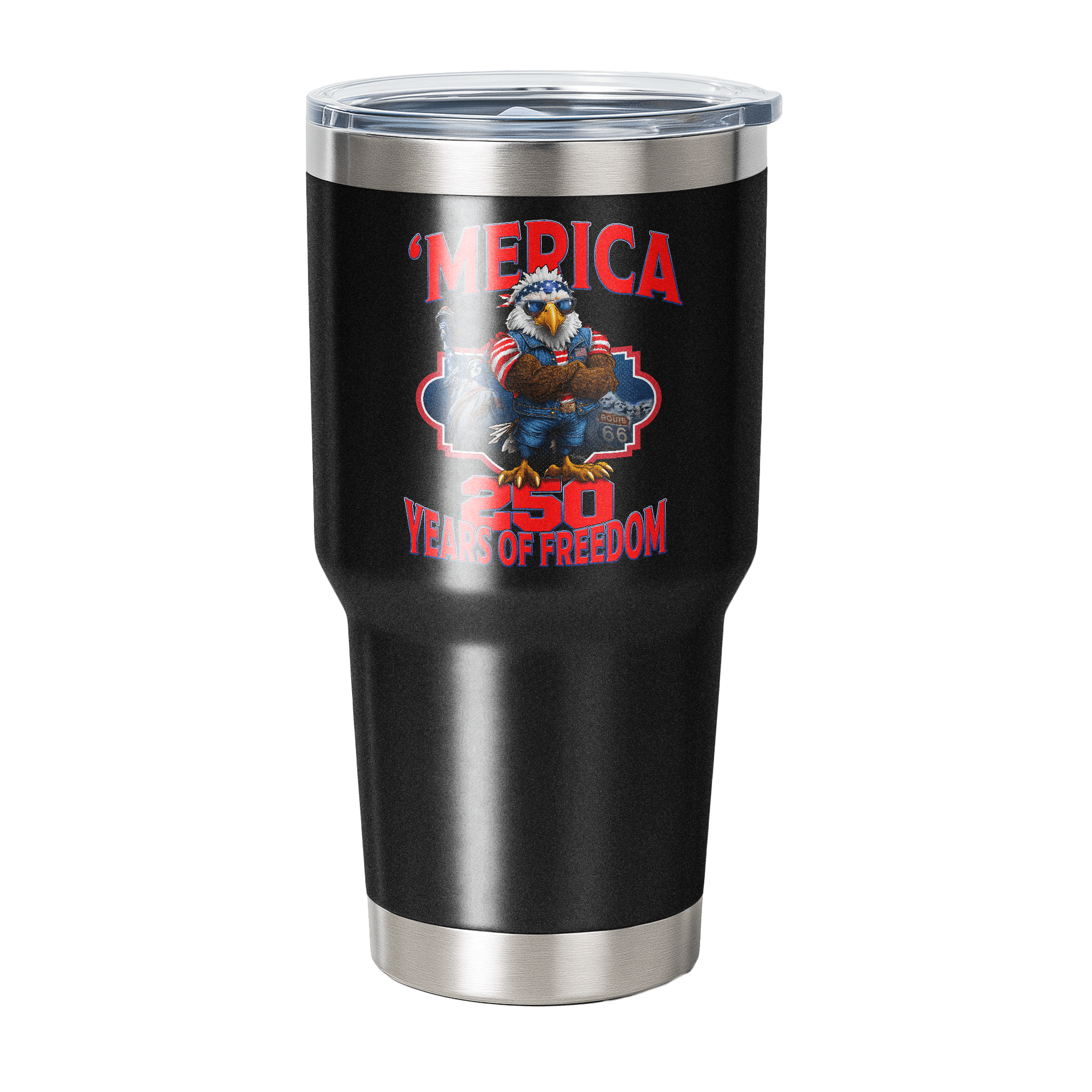 US Celebrates 250 Stainless Steel Tumbler - 30 oz MERICA EG - US Celebrates 250