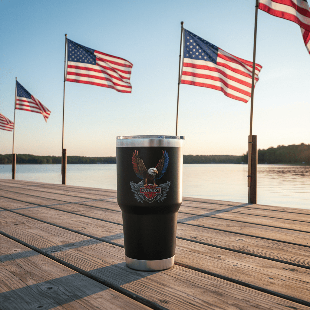 US Celebrates 250 Stainless Steel Tumbler - 30 oz PATRT EG - US Celebrates 250