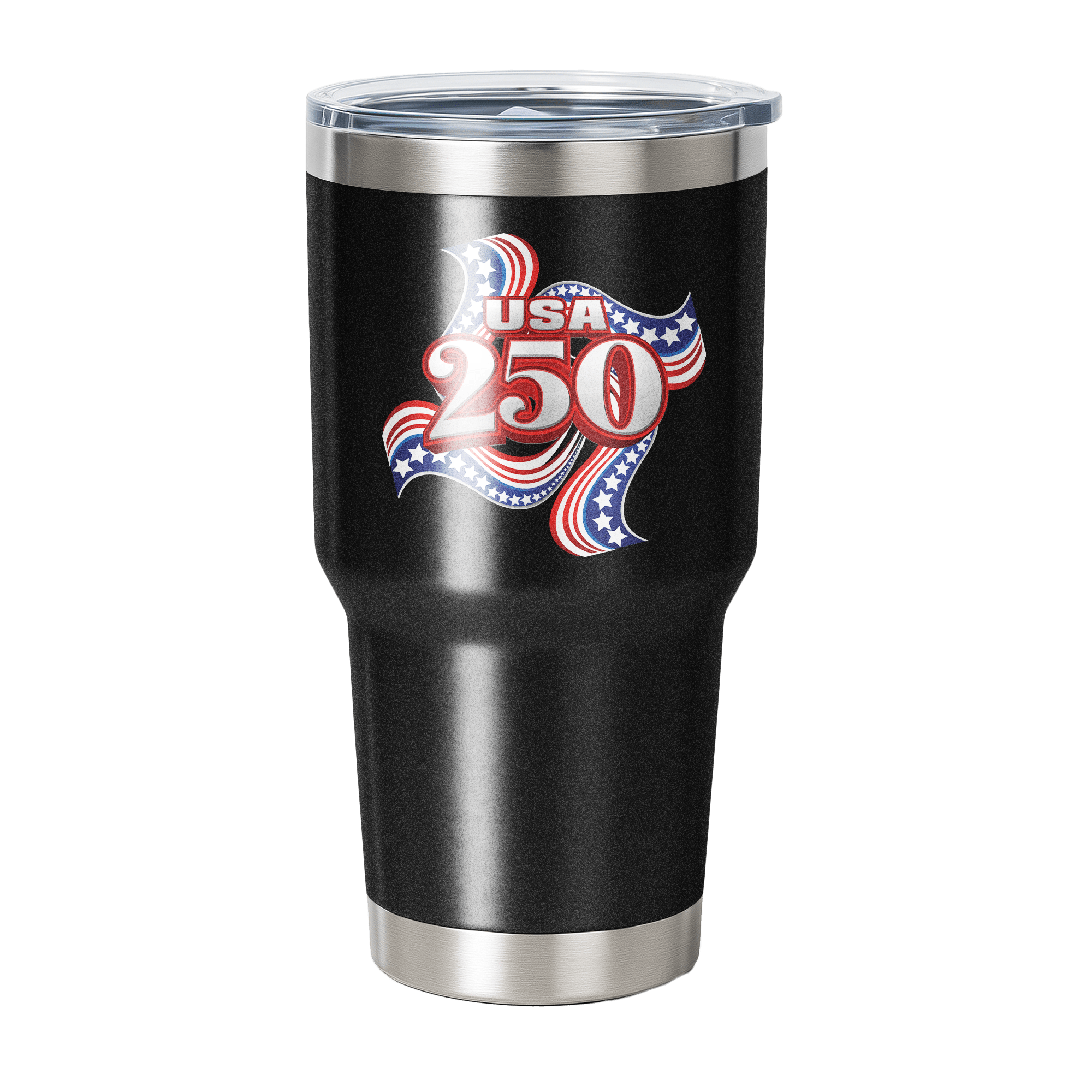 US Celebrates 250 Stainless Steel Tumbler - 30 oz RIBBON - US Celebrates 250