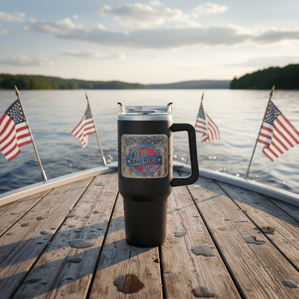 Stainless Steel Tumbler - 40 oz 1776 - 2026 | Official 250