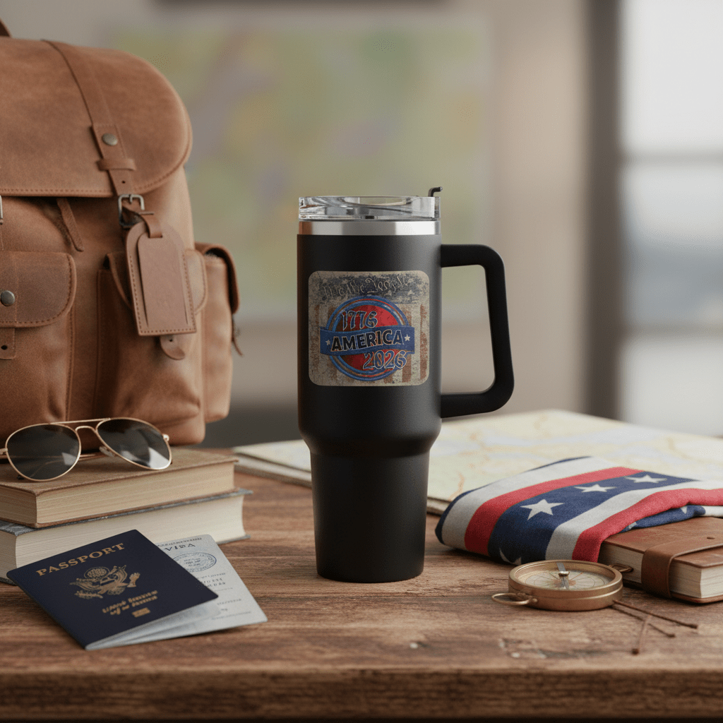 Stainless Steel Tumbler - 40 oz 1776 - 2026 | Official 250