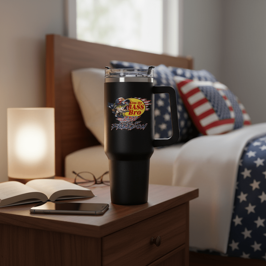 US Celebrates 250 Stainless Steel Tumbler - 40 oz BASS 250 - US Celebrates 250