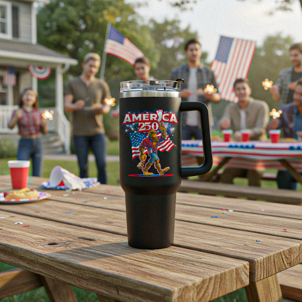 US Celebrates 250 Stainless Steel Tumbler - 40 oz BGFT BRO - US Celebrates 250