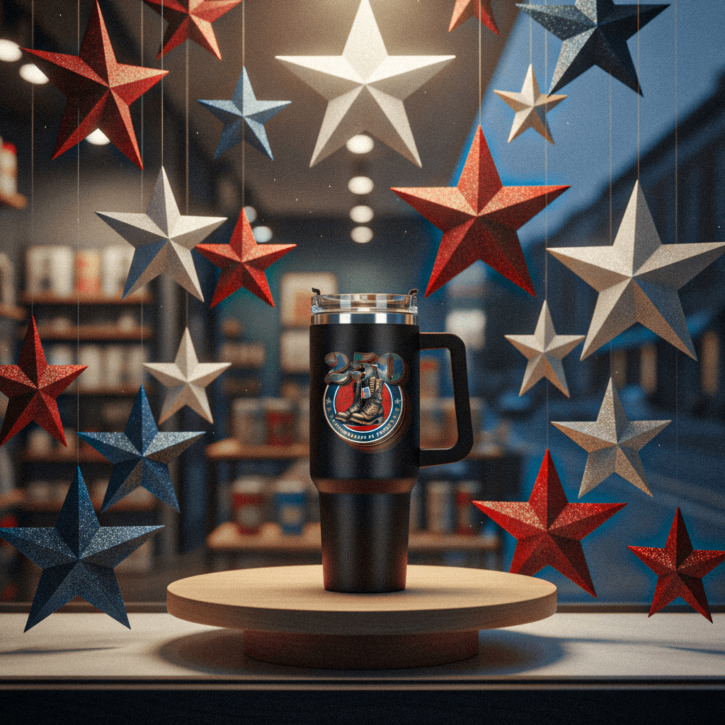 US Celebrates 250 Stainless Steel Tumbler - 40 oz DT_BOOTS - US Celebrates 250