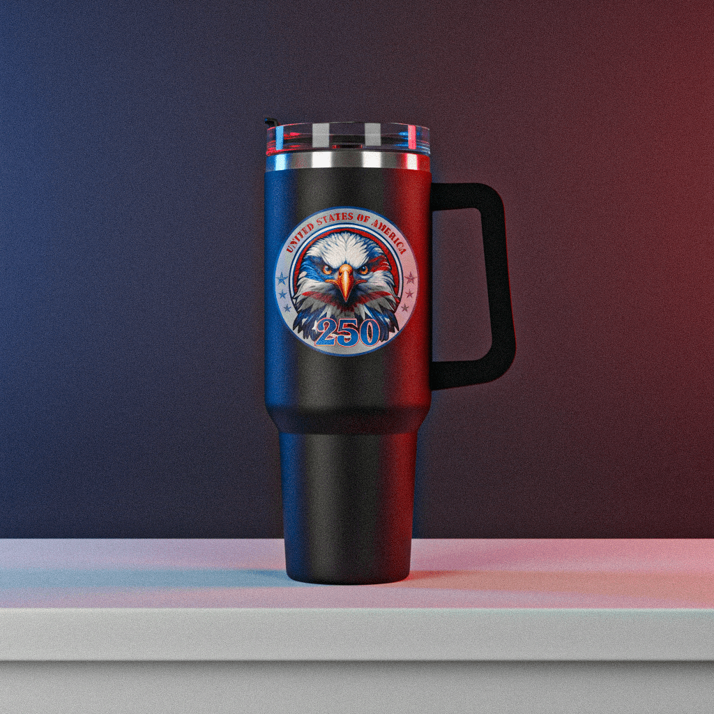 US Celebrates 250 Stainless Steel Tumbler - 40 oz EG CRST - US Celebrates 250