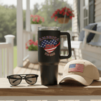 US Celebrates 250 Stainless Steel Tumbler - 40 oz HEART - US Celebrates 250
