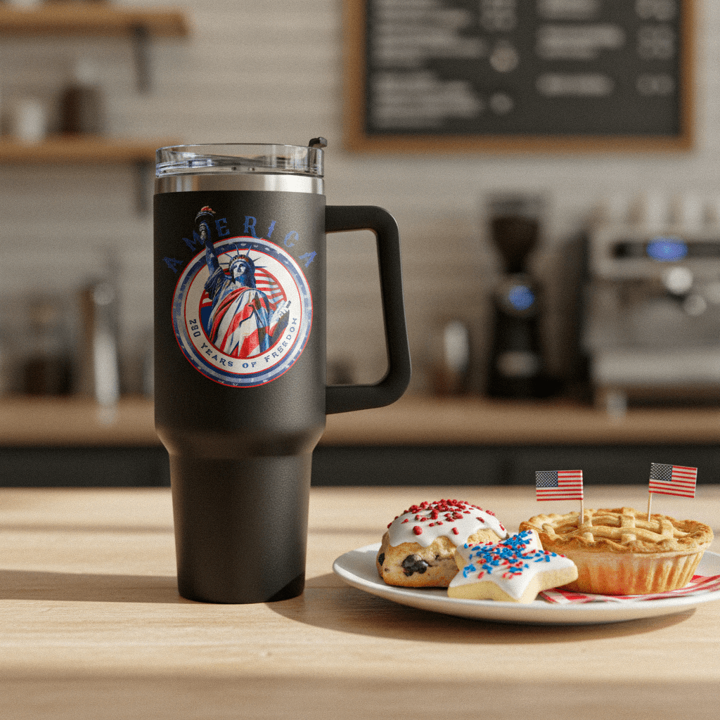 US Celebrates 250 Stainless Steel Tumbler - 40 oz LBRT250 - 2 - US Celebrates 250