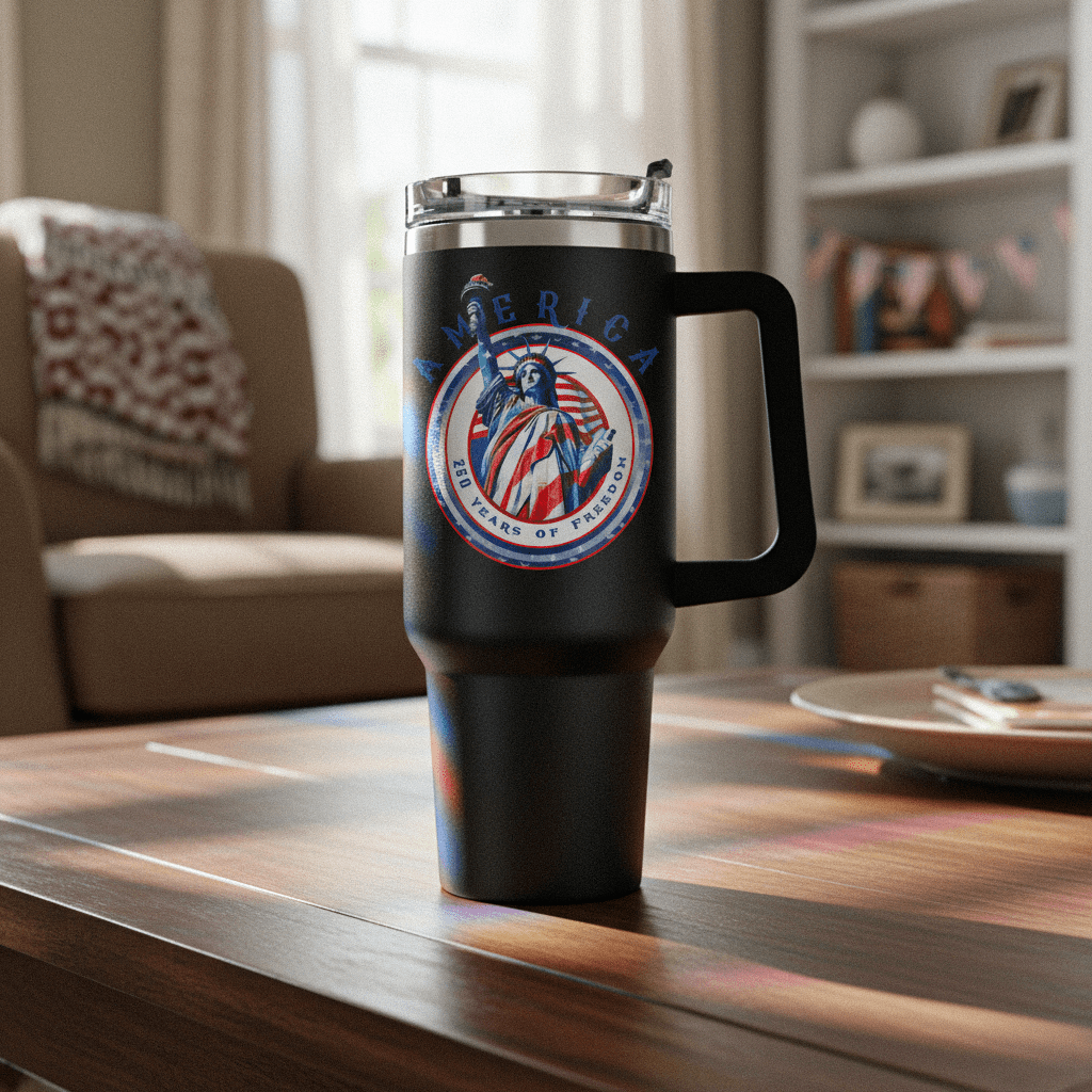 US Celebrates 250 Stainless Steel Tumbler - 40 oz LBRT250 - 2 - US Celebrates 250