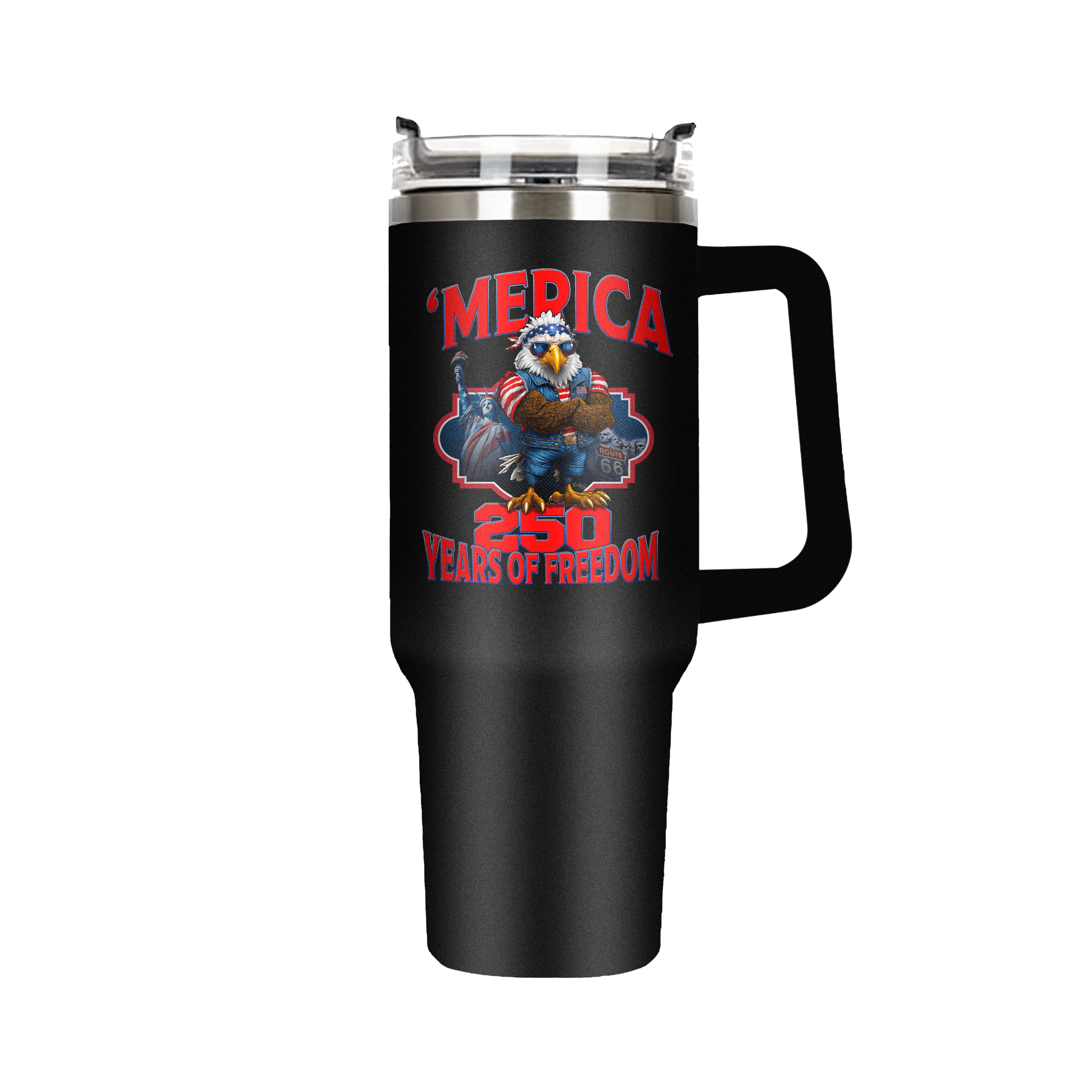 US Celebrates 250 Stainless Steel Tumbler - 40 oz MERICA EG - US Celebrates 250