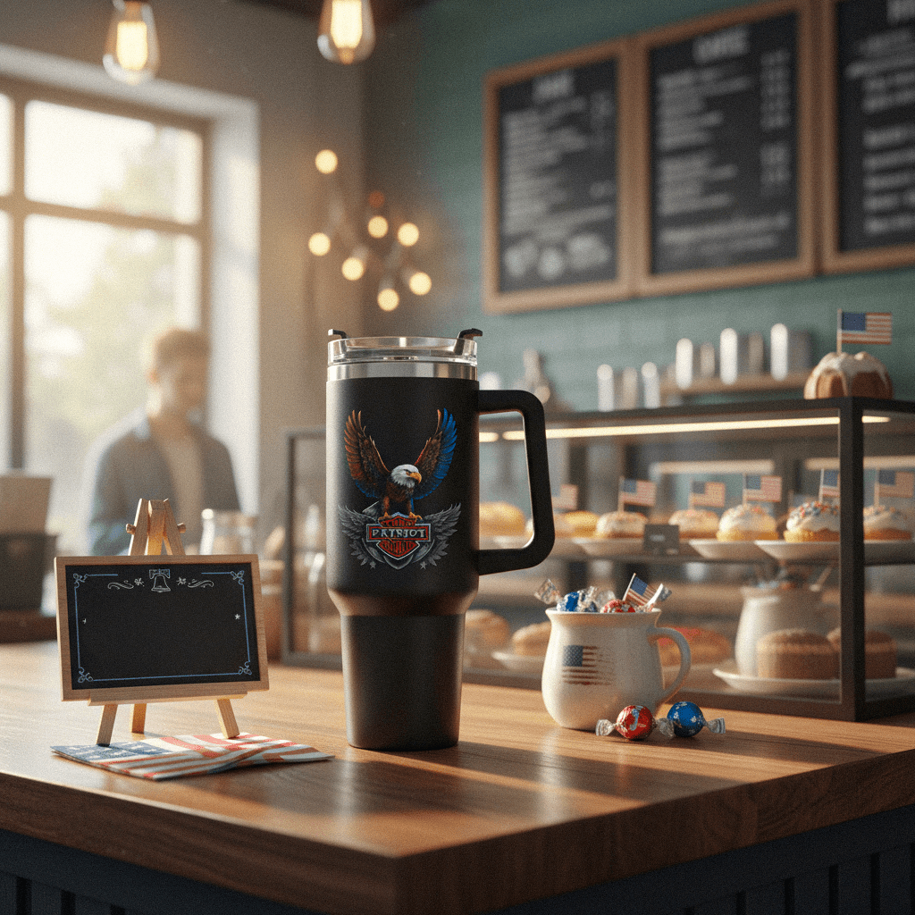 US Celebrates 250 Stainless Steel Tumbler - 40 oz PATRT EG - US Celebrates 250