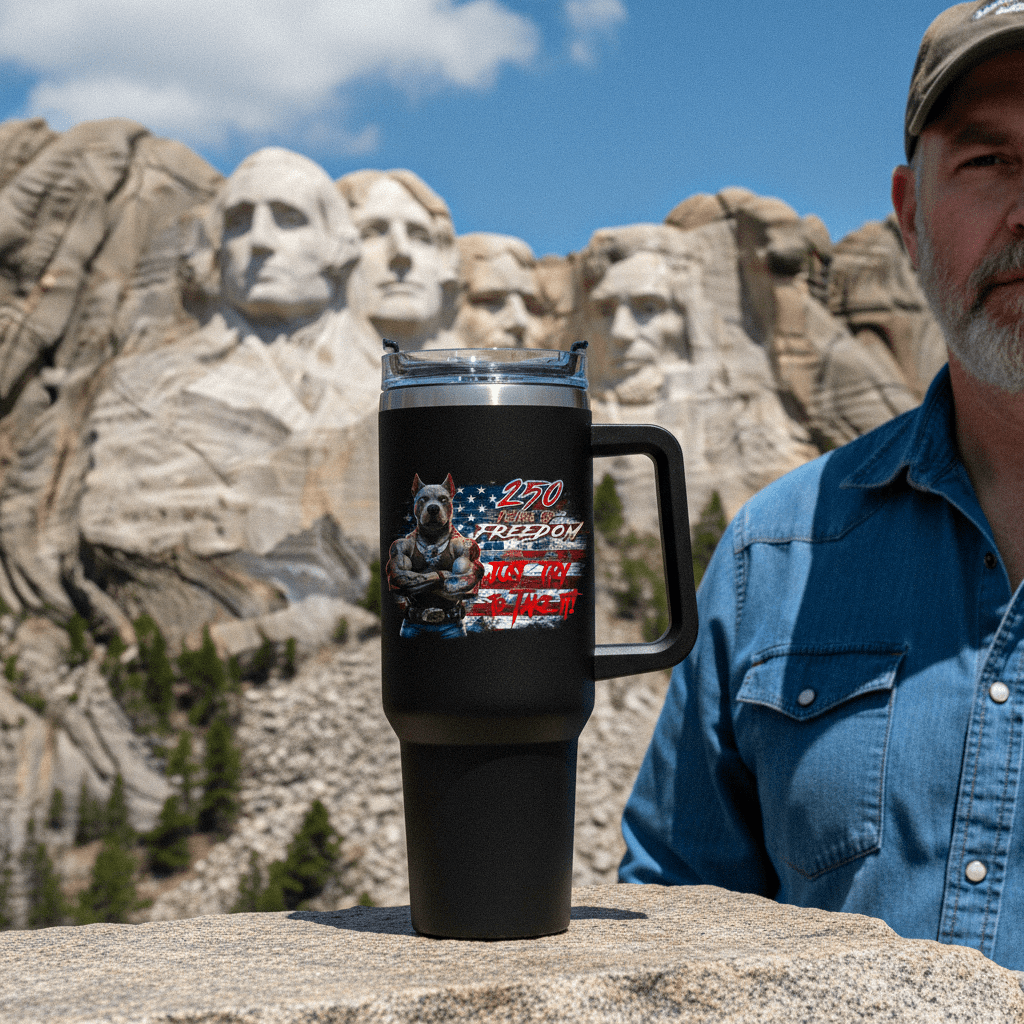 US Celebrates 250 Stainless Steel Tumbler - 40 oz PIT JTTTI - US Celebrates 250