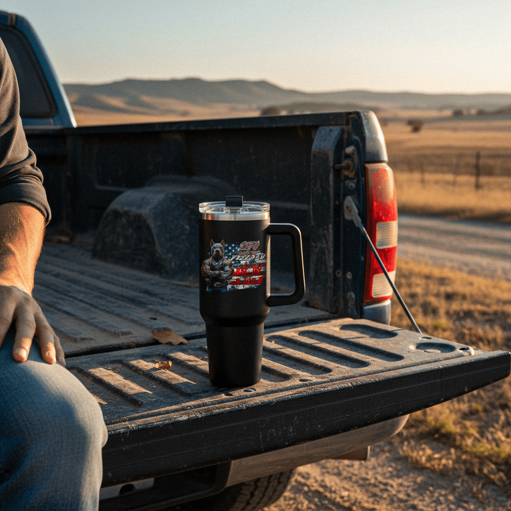US Celebrates 250 Stainless Steel Tumbler - 40 oz PIT JTTTI - US Celebrates 250