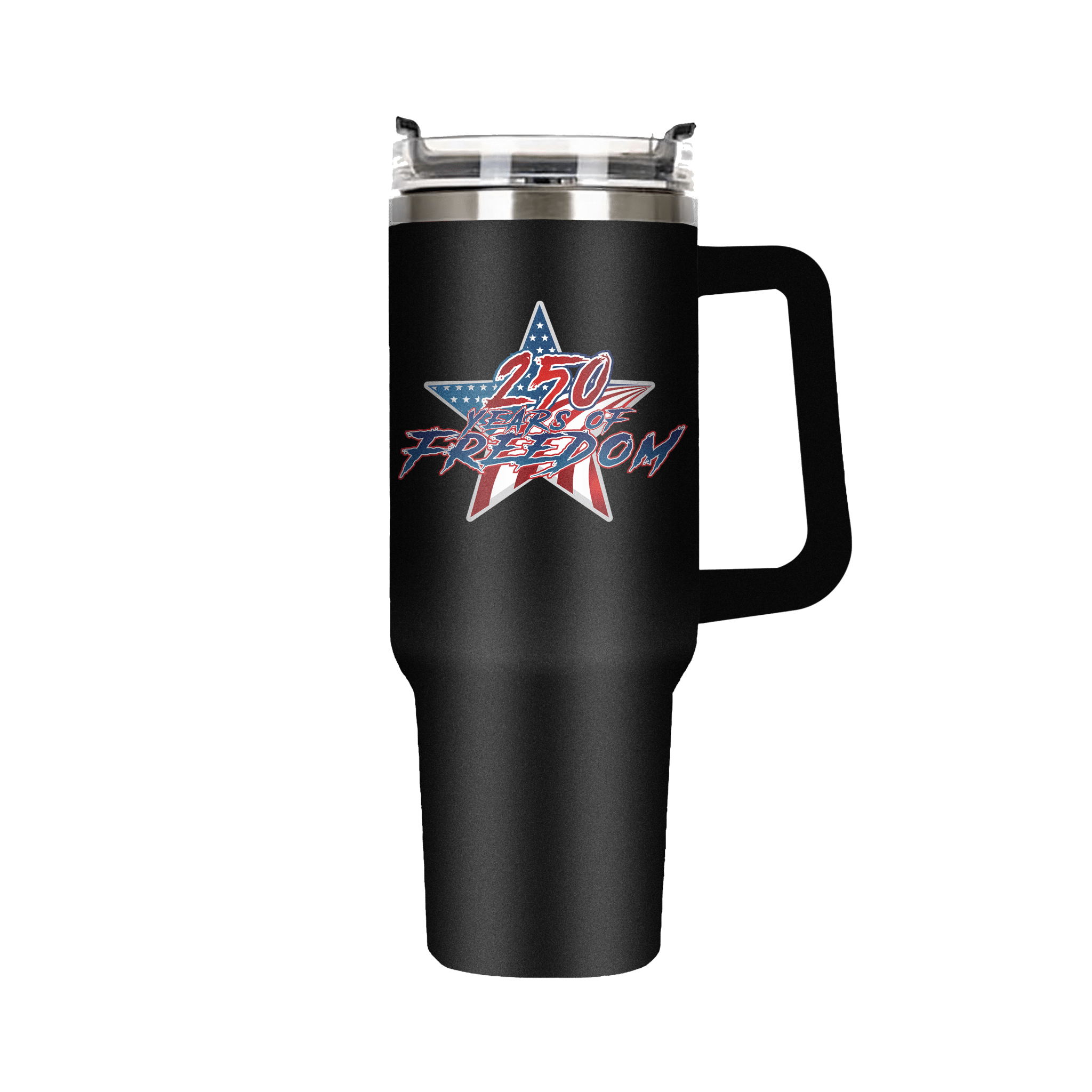 US Celebrates 250 Stainless Steel Tumbler - 40 oz STAR FREE - US Celebrates 250