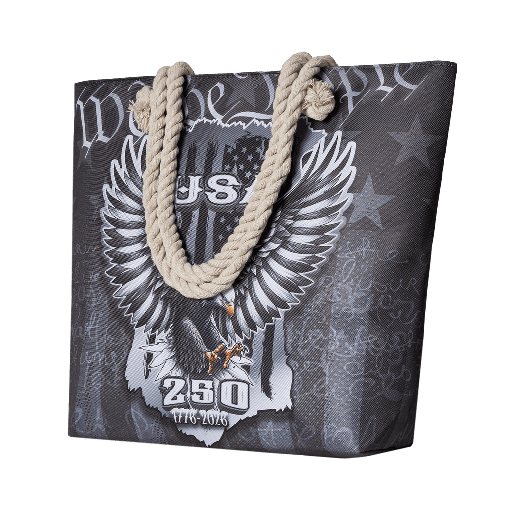 US Celebrates 250 Tote Bag - xsp - BLK EAGLE Edition - US Celebrates 250