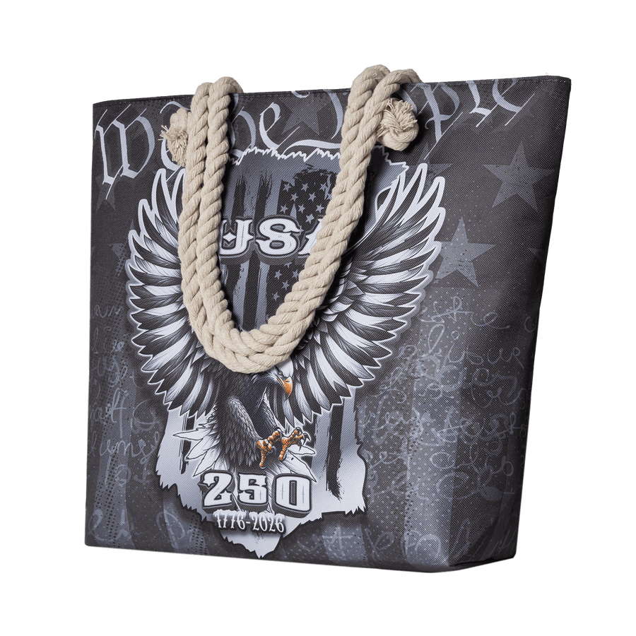 US Celebrates 250 Tote Bag - xsp - BLK EAGLE Edition - US Celebrates 250