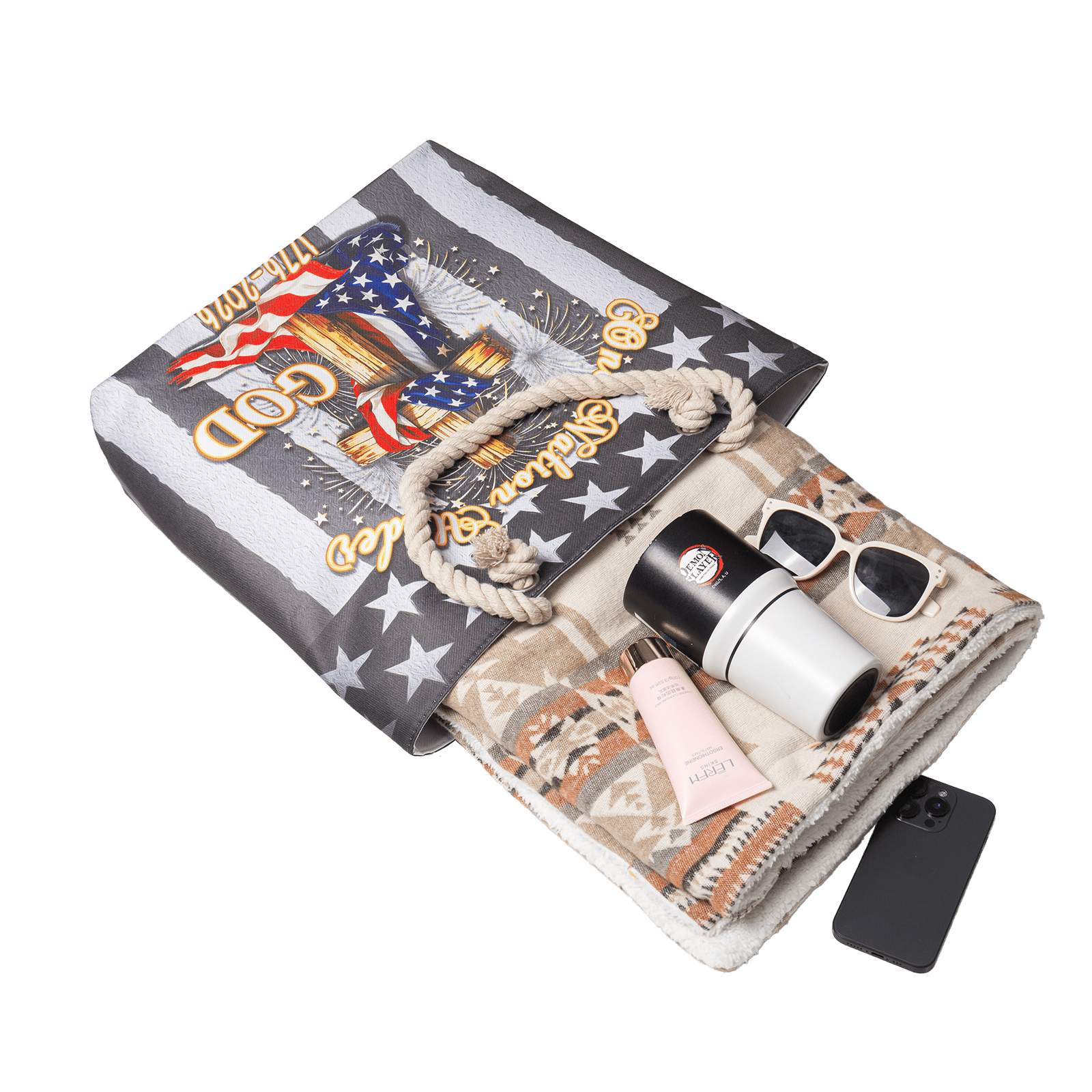 US Celebrates 250 Tote Bag - xsp - GOD - N - CTY Edition - US Celebrates 250