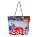 US Celebrates 250 Tote Bag - xsp - LBRT MAP Edition - US Celebrates 250