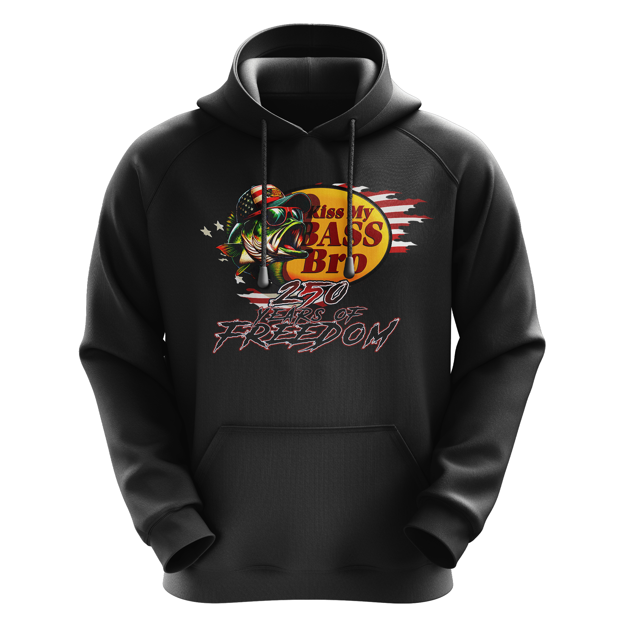 Unisex Graphic Hoodie - BASS 250 | US Celebrates 250 Official