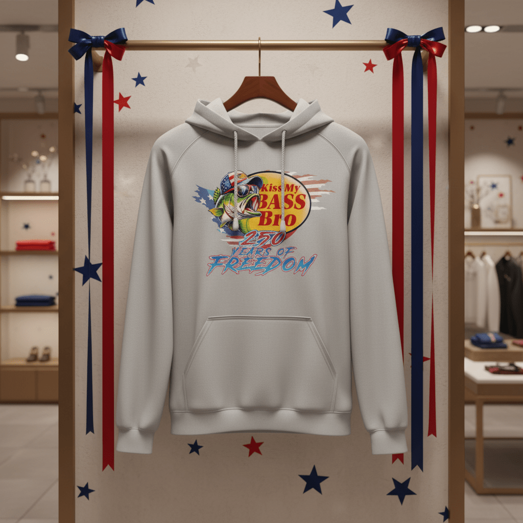 Unisex Graphic Hoodie - BASS 250 | US Celebrates 250 Official