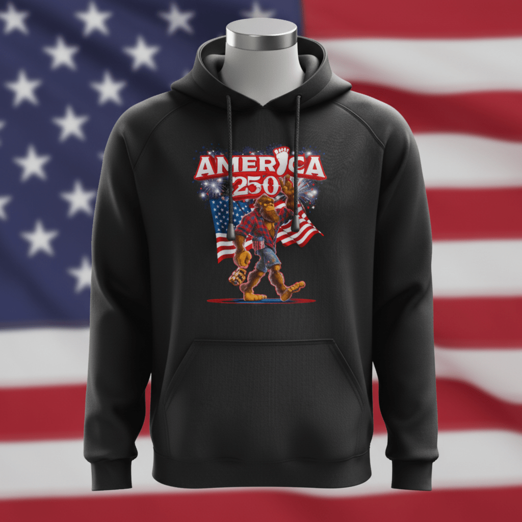 Unisex Graphic Hoodie - BGFT BRO | US Celebrates 250 Store.