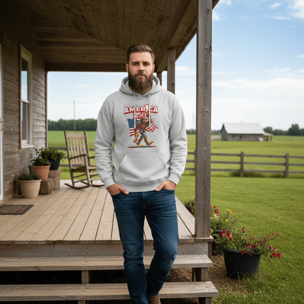 Unisex Graphic Hoodie - BGFT BRO | US Celebrates 250 Store.