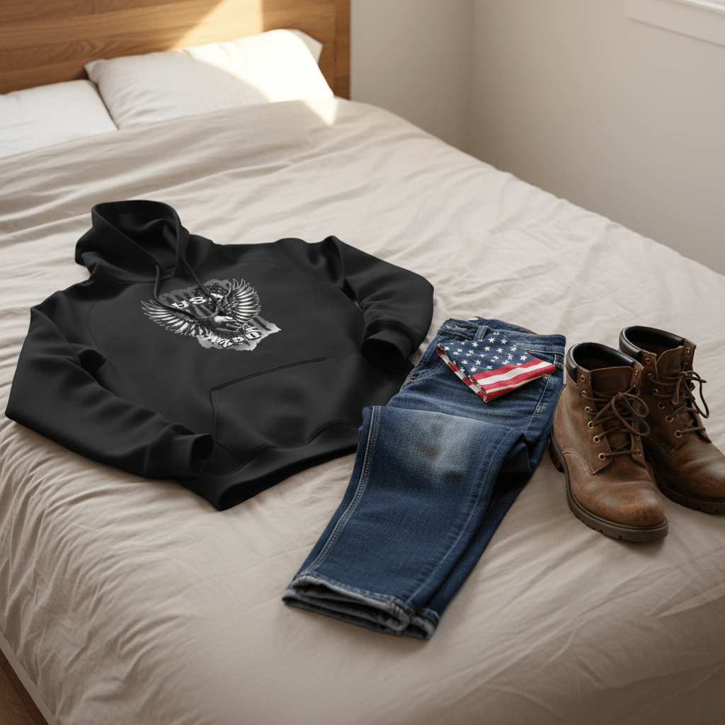 Unisex Graphic Hoodie - BGFT BRO | US Celebrates 250 Premium