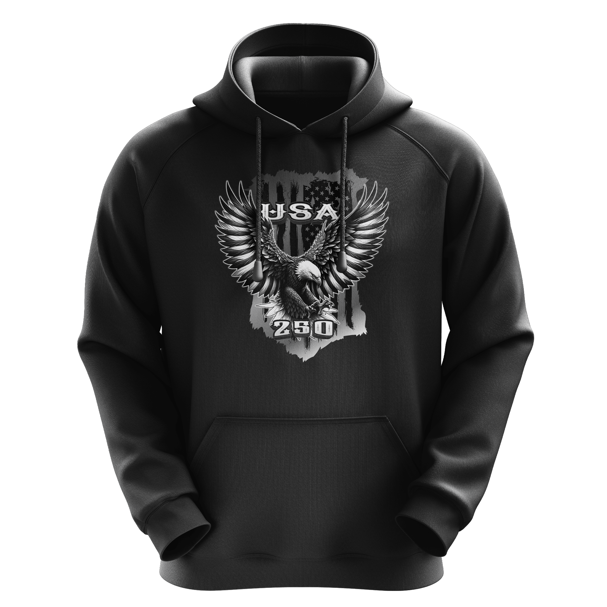 Unisex Graphic Hoodie - BGFT BRO | US Celebrates 250 Premium