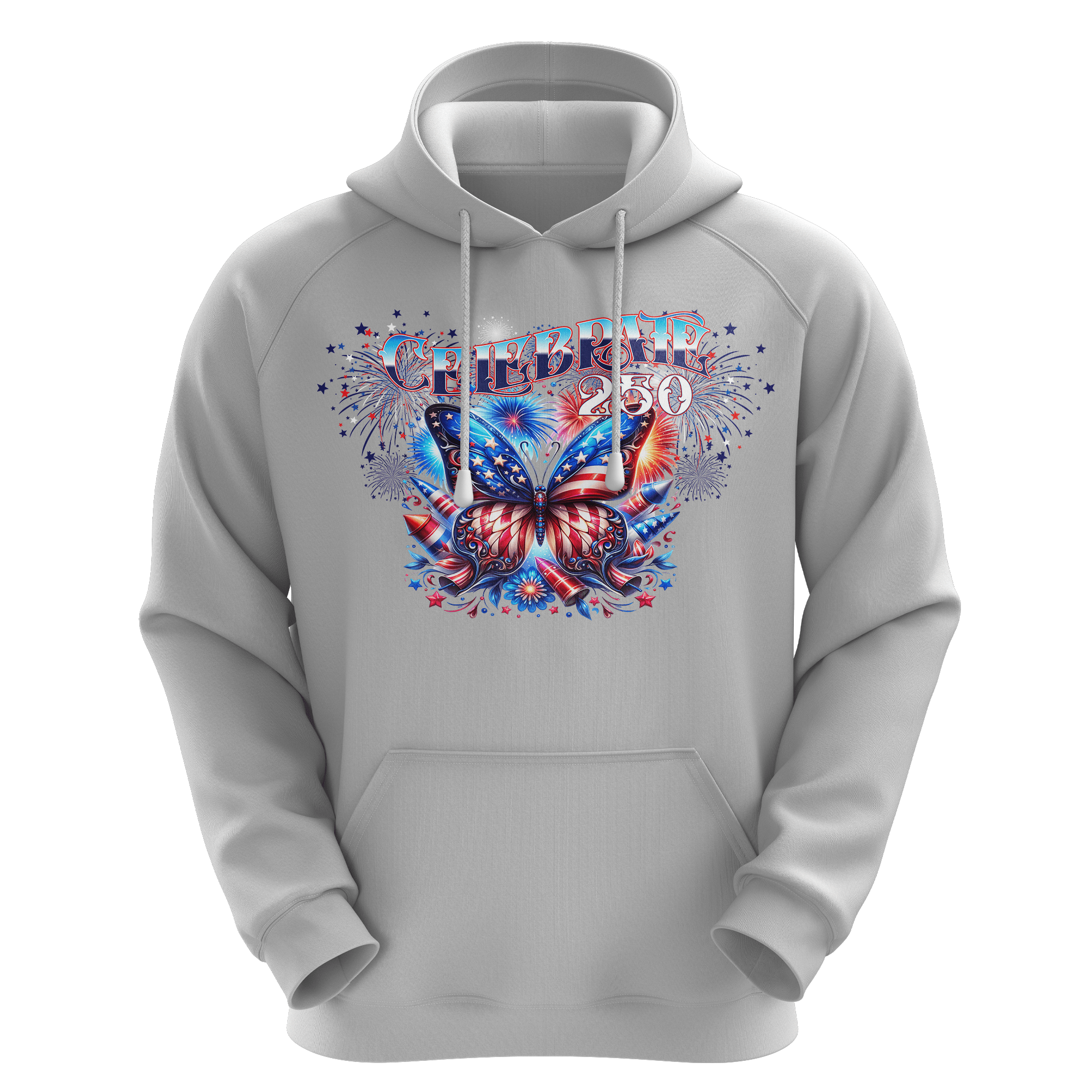 Unisex Graphic Hoodie - BUTTERFLY | US Celebrates 250 Store.