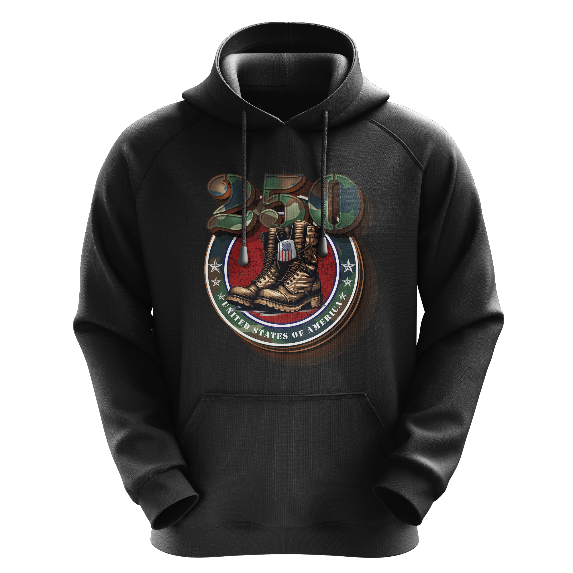 US Celebrates 250 Unisex Graphic Hoodie - DT_BOOTS - US Celebrates 250