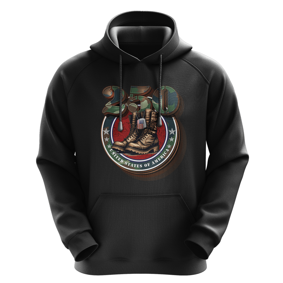 Unisex Graphic Hoodie - DT_BOOTS | US Celebrates 250 Apparels 250