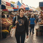 Unisex Graphic Hoodie - EAGLE AF | US Celebrates 250
